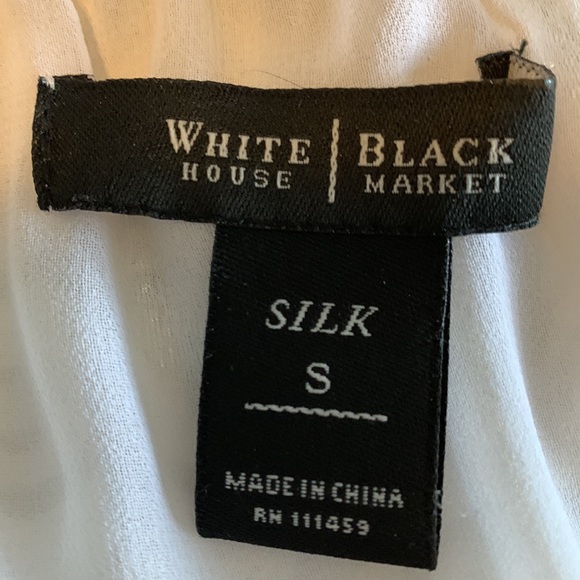 Whit House Black Market silver gray top - Picture 2 of 7